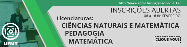 Inscrições dos cursos de EaD Licenciatura de 6 a 16 de fevereiro
